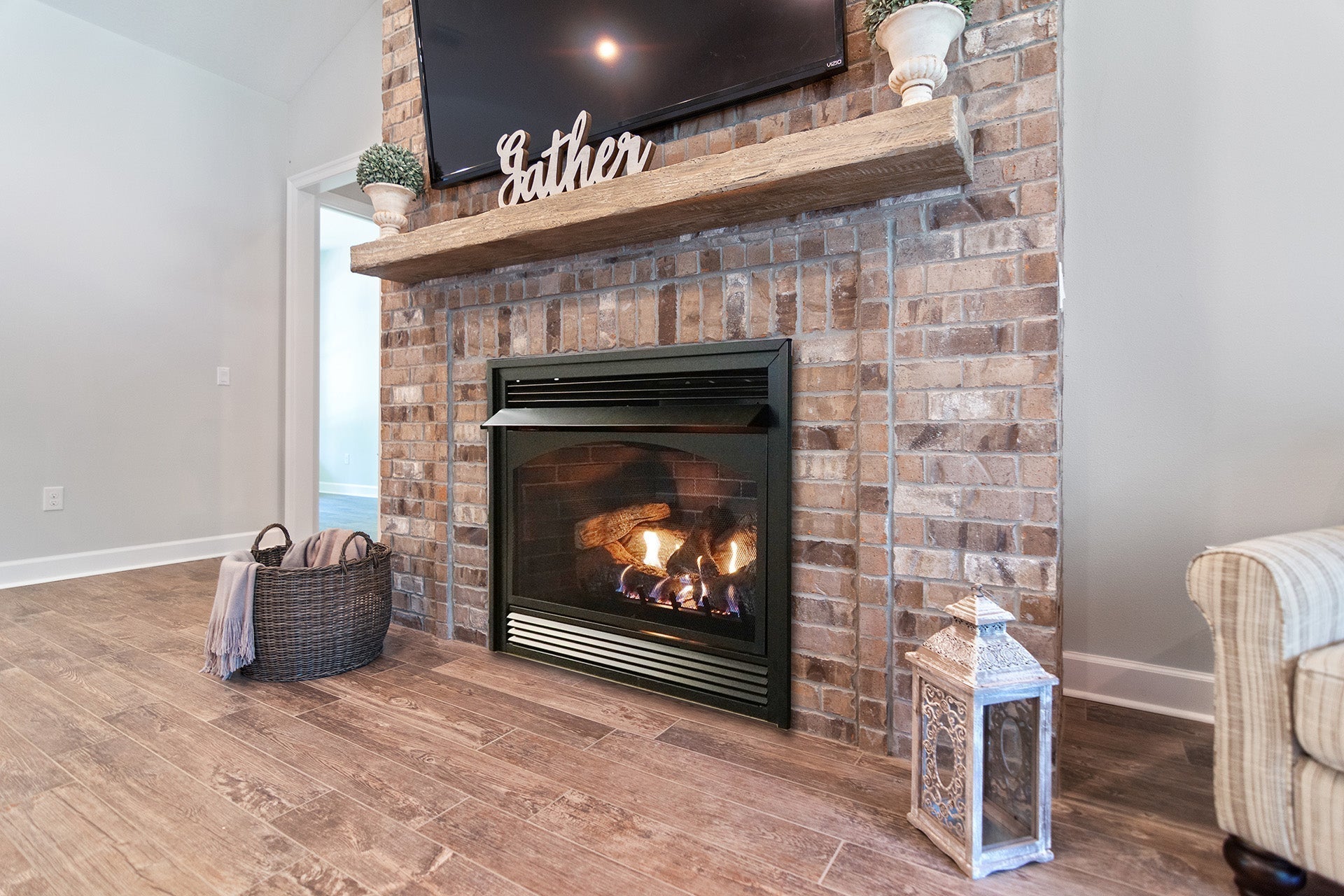 Empire Vail 36" Intermittent Pilot Control With On/Off Switch, Natural Gas Vent Free Premium Fireplace