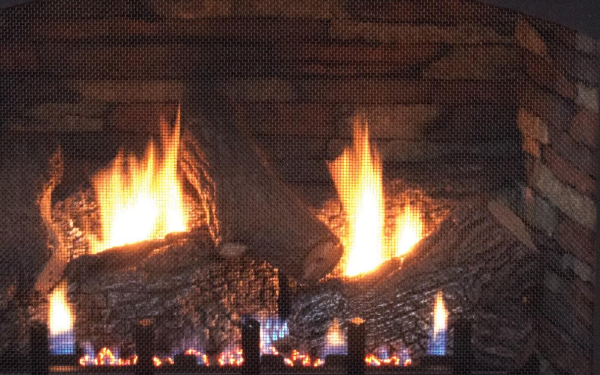Empire Vail 36" Millivolt Control With On/Off Switch and Blower, Propane Gas Vent Free Premium Fireplace